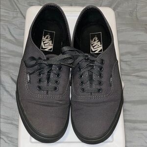 Vans Men's Charcoal Canvas Sneakers